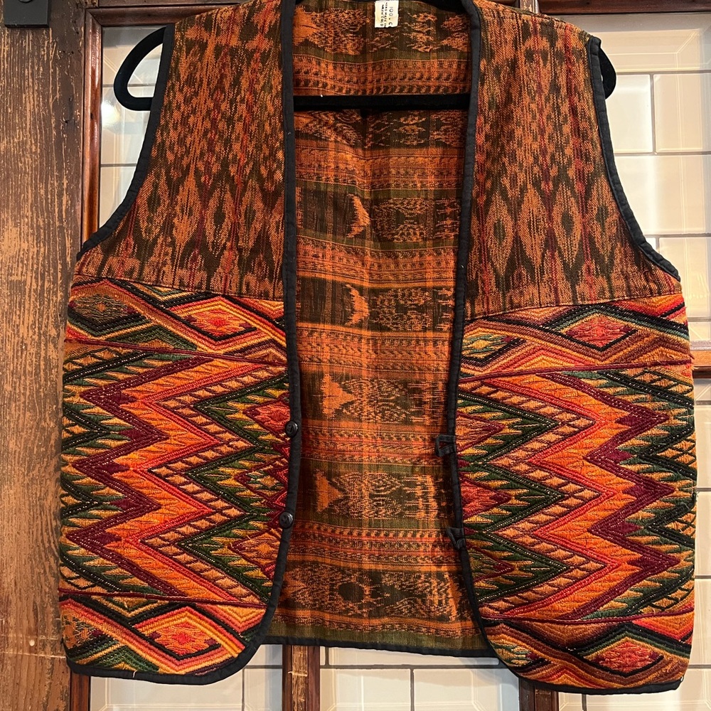 Western Colorful Patterned Vest